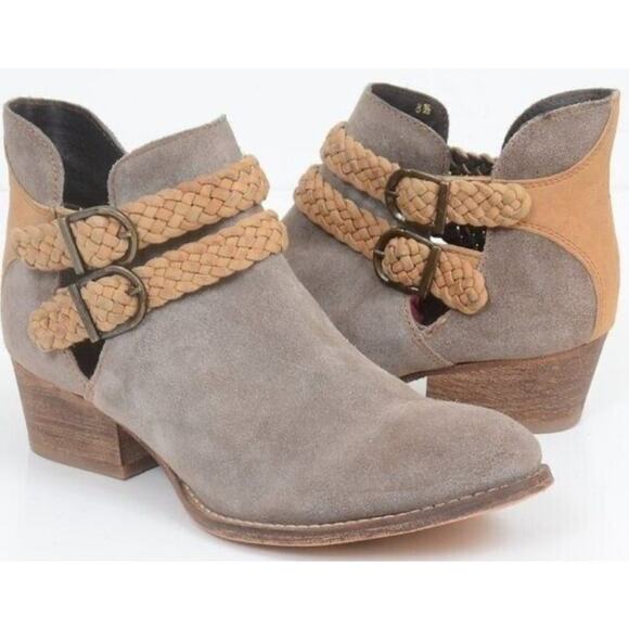 Anthropologie Rebels tan calista woven shoes sz: 8.5 - Picture 4 of 8